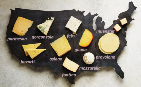 common american cheeses